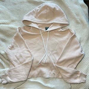 wild fable Pale Pink Cropped Hoodie Size S